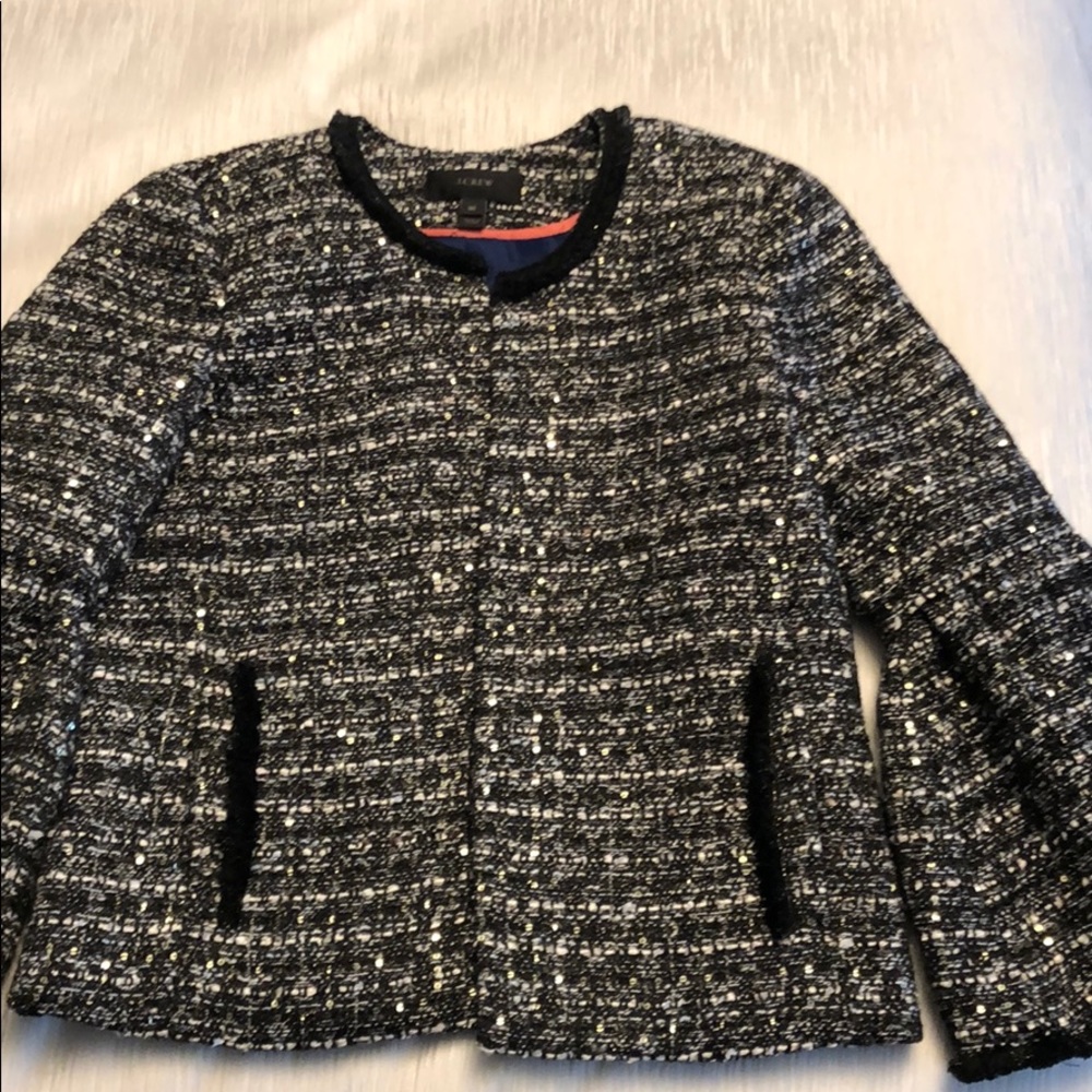 Jcrew tweed jacket size 00
